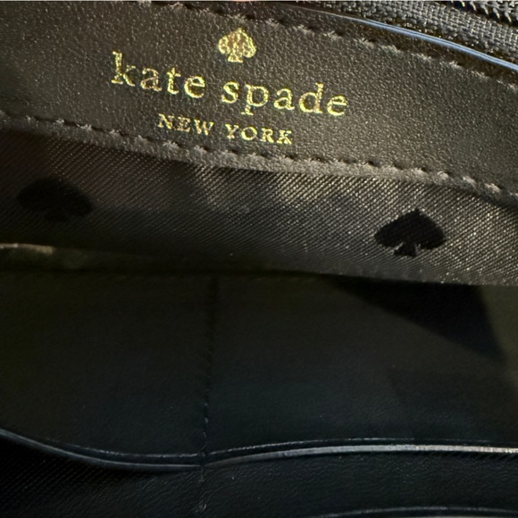 Kate Spade Lola Glitter Large Continental Wallet in Black - Picture 10 of 16